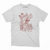 Camiseta blanca con diseño del ilustrador Ales Santos