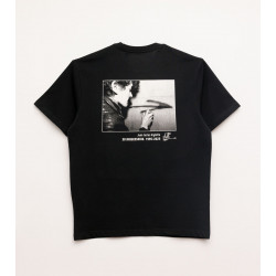 Camiseta negra Muelle, parte trasera