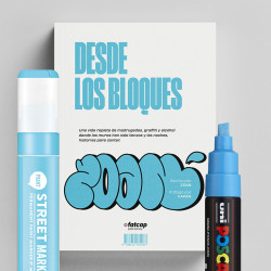 Pack Desde los bloques + MTN + Posca azul