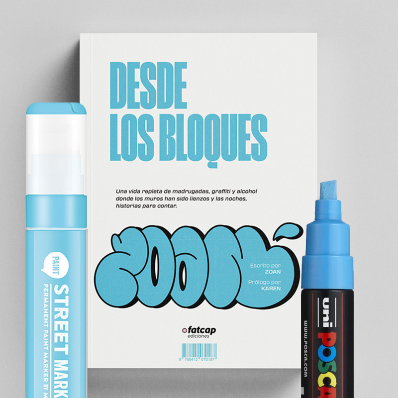 Pack Desde los bloques + MTN + Posca azul