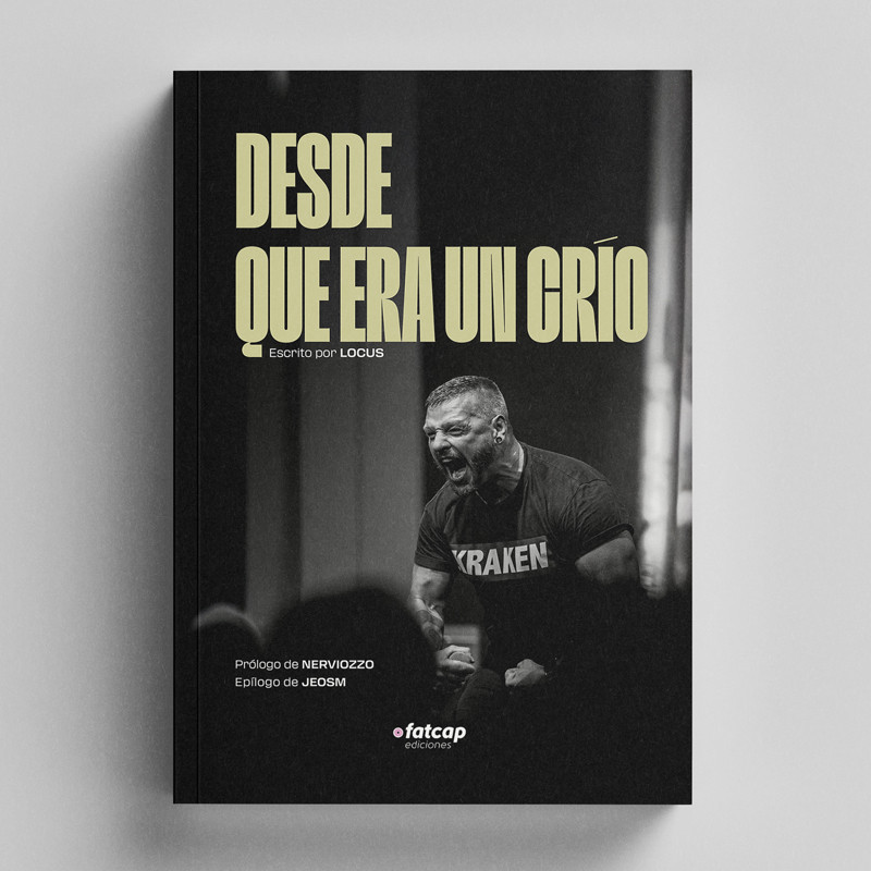 Portada del libro de rap Desde que era un crío (Locus Duo Kie)