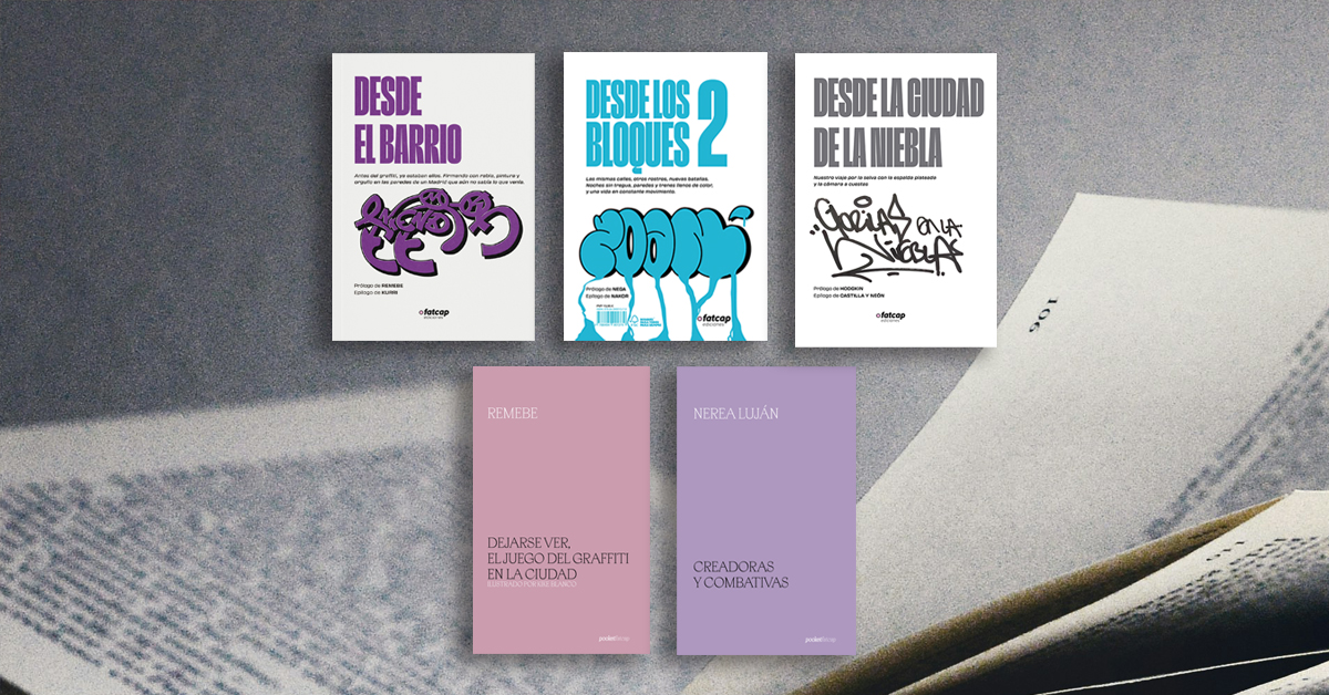 Catálogo editorial de otoño 2025: cinco nuevos libros de graffiti