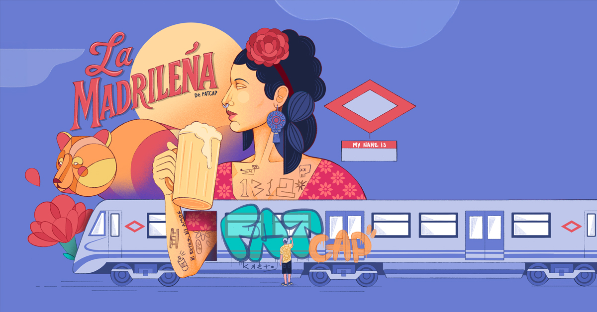 La Madrileña de Fatcap: graffiti, rap y libros de graffiti en Madrid