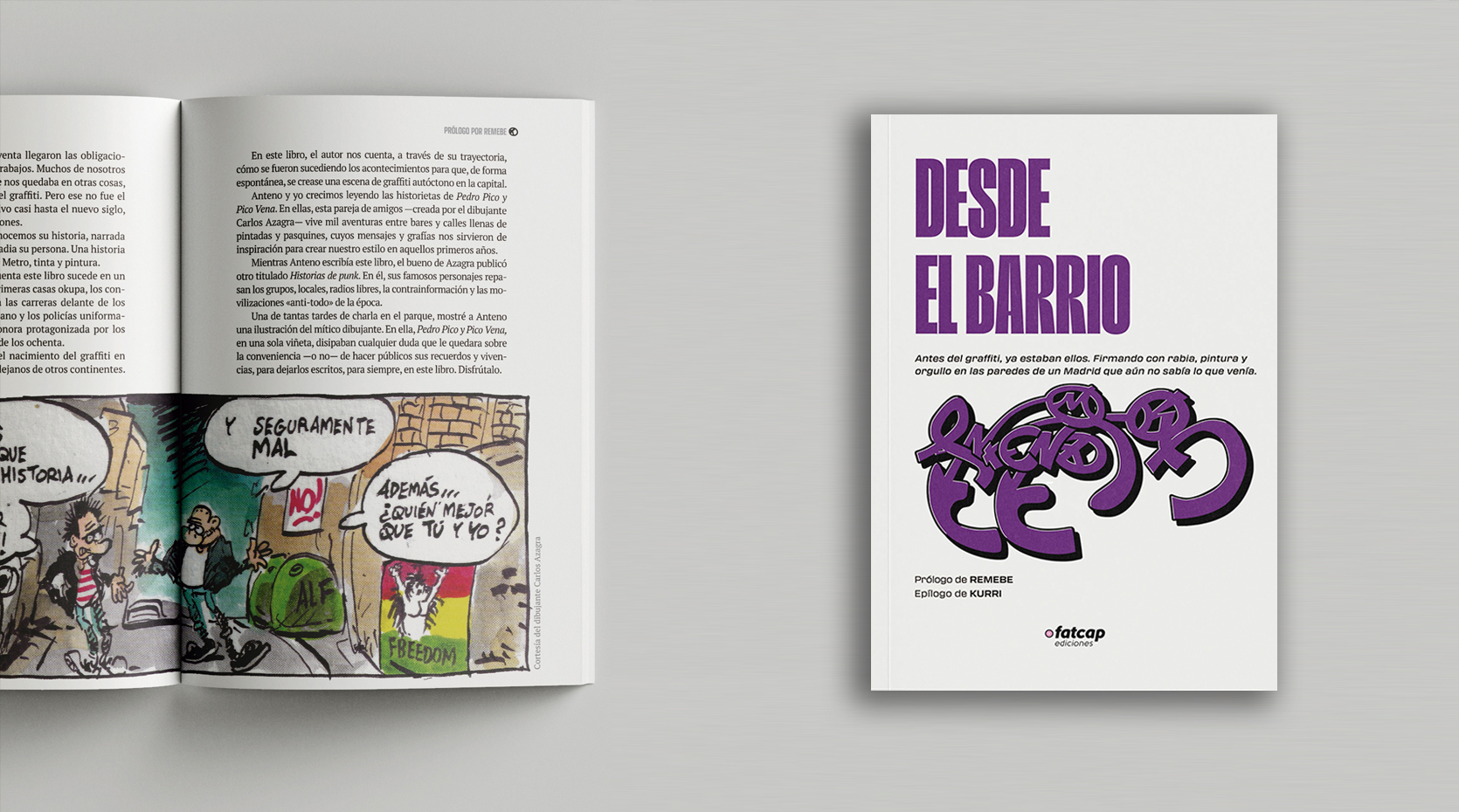Desde el barrio, el nuevo libro de graffiti de Anteno